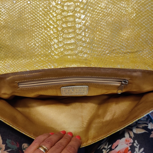 Sabina genuine leather clutch - Picture 7 of 7